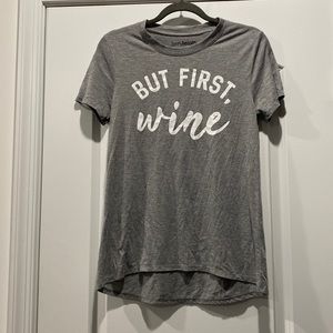 First wine tshirt